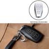 Защитный чехол для ключей для моделей Geely: Новый Emgrand GS, GL, Boyue, Vision X6/X3, S1, Borui, EC7 - Коровья кожа с пряжкой.