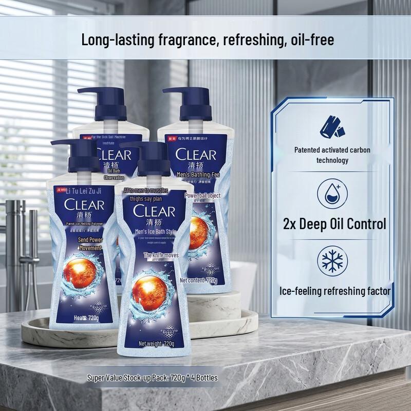 Clear & Dynamic Men's Sport Shower Gel