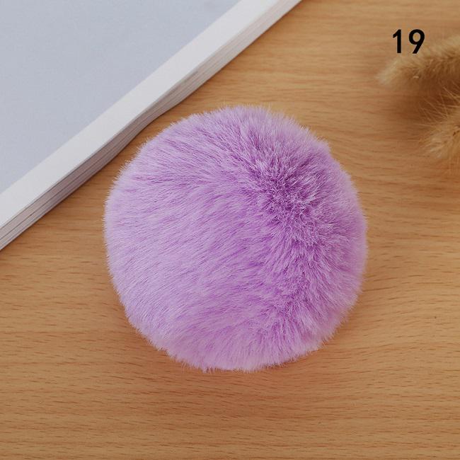 1 шт., пушистый 8 см, шарик из кроличьего меха, брелок для ключей, аксессуары, шляпа с помпоном «сделай сам», одежда, украшение для обуви