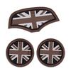 3 шт. Union Jack Подушка-подставка под чашку кофе для автомобиля, Хранение, Автомобильный нескользящий коврик, Аксессуары для Mini Cooper Clubman F55 F56 F60 F54 F57