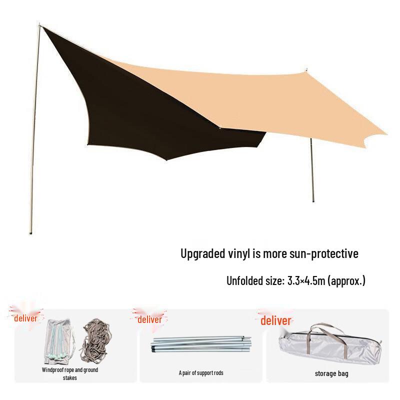ZISIZ Hexagonal Outdoor Camping Tarp