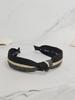 Maia Shining Stripe Headband - Black