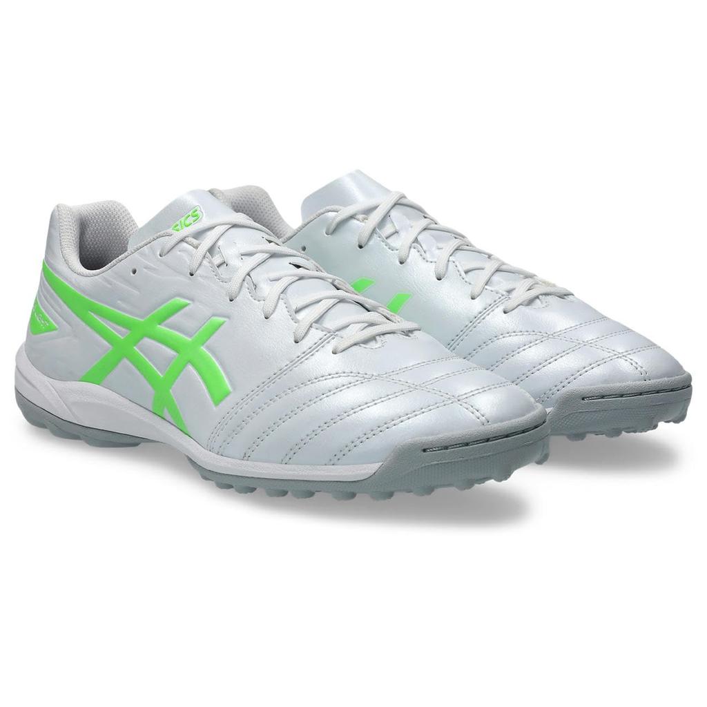 Asics DS LIGHT CLUB TF 1103A112 Soccer Unisex Size 106 Size 3E Shoes, Adult, (White/Green Gecko), 24.5 Cm,