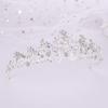 Bridal Crown Hairpiece Silver Wedding Hairpiece Accessory For Bridal Gown