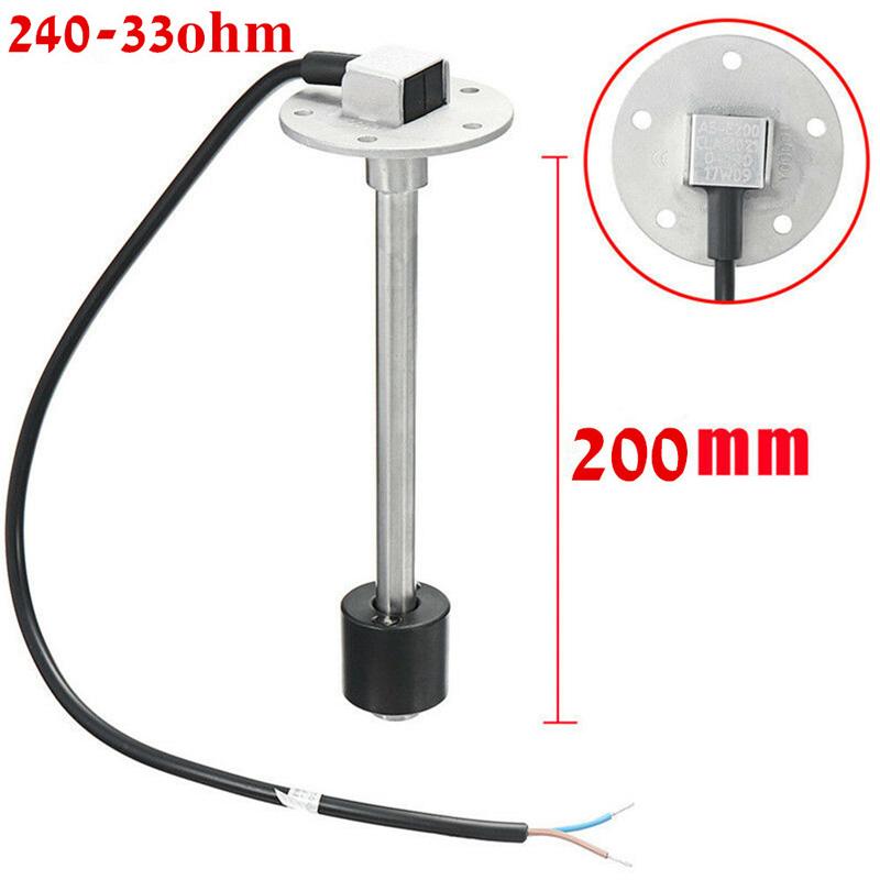 100 150 200 250 300 350 450mm Fuel Level Sensors Sending Unit 0-190ohm 240-33ohm Water Level Gauges Senders & Screw for Car Boat