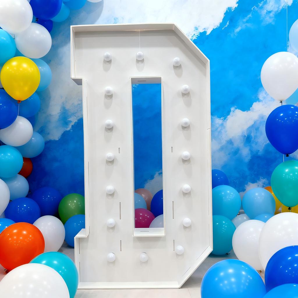С светодиодной подсветкой Cool White, Letter KT Board 4 фута/120 см – Фон для свадьбы, дня рождения, Декор, Декор для выпускного вечера – Световой знак-вывеска
