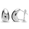 S925 Sterling Silver Jewelry Omega-Clip Back Pierce Earrings for Women And Girls