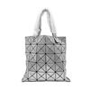 [Pre-Owned] Lucent Silver Special Material Geometric Tote Bag - Very Good #1VBRT7P