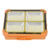 100W Solar Work Light 4 Gear Adjustable IP66 Portable Solar Flood Light for Emergency Garage Pond