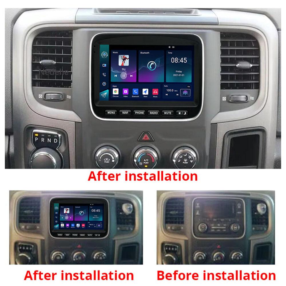 7-дюймовый Android 13 для Dodge Ram 2013-2018 без DVD автомобильный беспроводной Carplay и Android Auto с сенсорным экраном IPS 4G WIFI BT 5.0