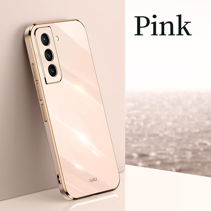 Мягкий чехол из ТПУ с квадратным золотым покрытием для Samsung Galaxy A22 A32 A72 A82 M32 Redmi Note 10 Pro Huawei P50 P40 P30 iPhone 13 12 11 Защитная крышка объектива