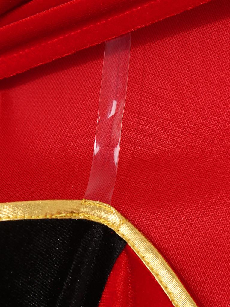 Women's Halloween Circus Ringmaster Cosplay Costume Long Sleeve Bodysuits Role Play Outfits