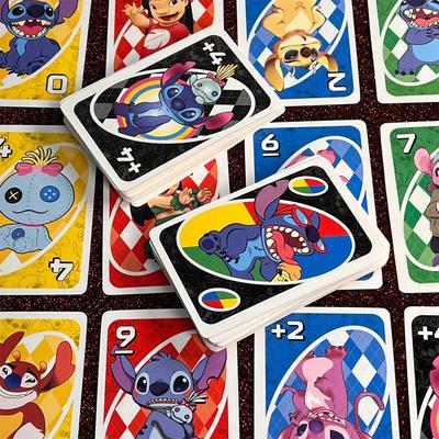 108 шт. Игровые карты «Семья Стича» — Официально лицензированная карточная игра для вечеринок на 2–10 игроков с красочными пронумерованными картами для семейного игрового вечера
