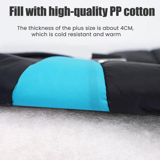 Зимняя водонепроницаемая куртка для собаки, ветрозащитное утепленное пальто для питомца, теплый жилет с молнией на спине и D-кольцами для маленьких и средних собак, для прогулок на открытом воздухе