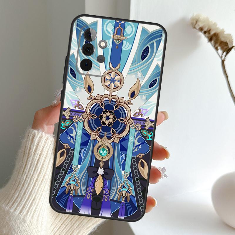 Чехол Genshin Impact Странник Для Samsung Galaxy A13 A33 A53 A06 A17 A56 A36 A26 A16 A15 A35 A55 A34 A54 A52 A12 A32
