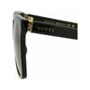 Gucci Square Frame Acetate Sunglasses Black Black Grey
