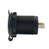 New Motorcycle LED Cigarette Lighter Power Plug Socket for Kawasaki W/ Relay/12V 22A