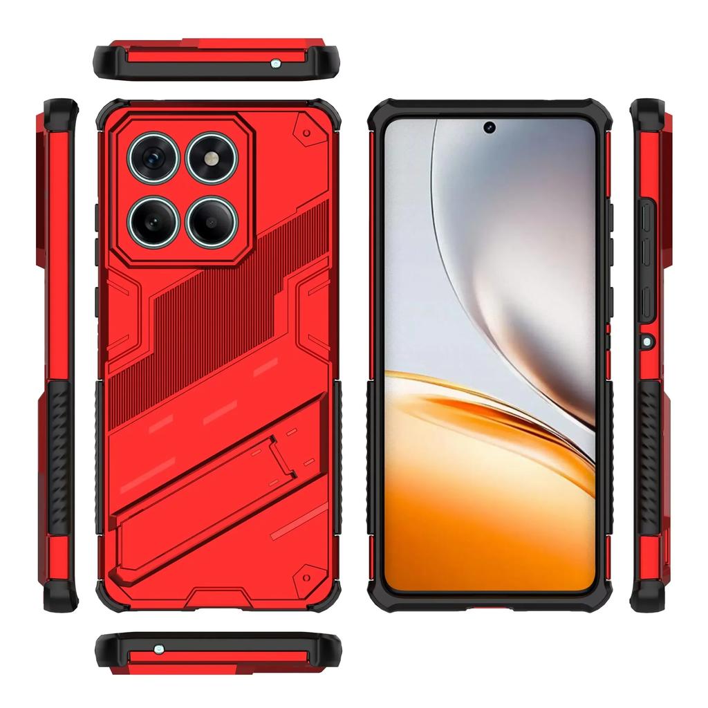 Прочный бронированный чехол для телефона для Motorola MOTO Edge 60 50 Fusion G24 G04 E14 С подставкой Жесткий ПК Ударопрочная задняя крышка