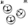 F136 Titanium Alloy Internal Thread Piercing Jewelry: Lip Stud, Earring, Nose Stud Replacement Ball