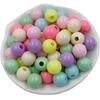 30-500 шт 4-14 мм конфетного цвета круглые свободные бусины DIY ювелирные аксессуары для ожерелья браслета изготовление ювелирных изделий