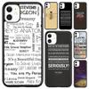 Чехол для телефона с цитатами из сериала «Анатомия Грей» для iPhone 17 Air 16 pro max 15 14 plus 12 13 Защитная крышка coque