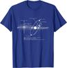 Solar System Diagram Astronomy T-Shirt Men's Casual Cotton Graphic Tee Trip Wear
