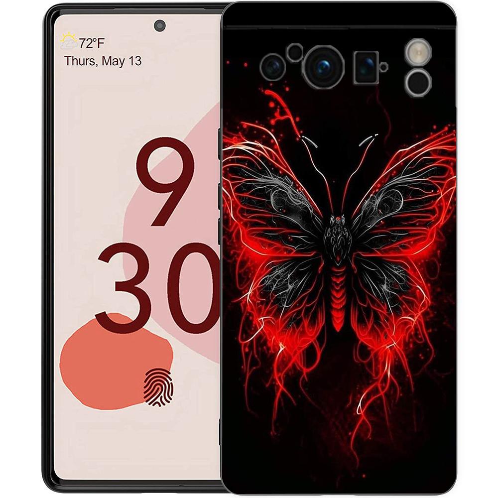 Чехол-бабочка для Google Pixel 8 7 6 7A 6A Pro 5G Ударопрочный Силиконовый Мягкий 9 Pro XL 8 Pro 5G Оболочка Coque Capas Сумки
