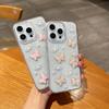 Bow Tie Butterfly Pearl Glitter Pink Phone Case for Apple 16 Promax Transparent for IPhone 17 Small Fresh and Fashionable