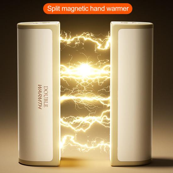 2 шт. Магнитные перезаряжаемые грелки для рук 6000 мАч электрическая грелка для рук портативная карманная грелка для кемпинга на открытом воздухе охоты Raynauds