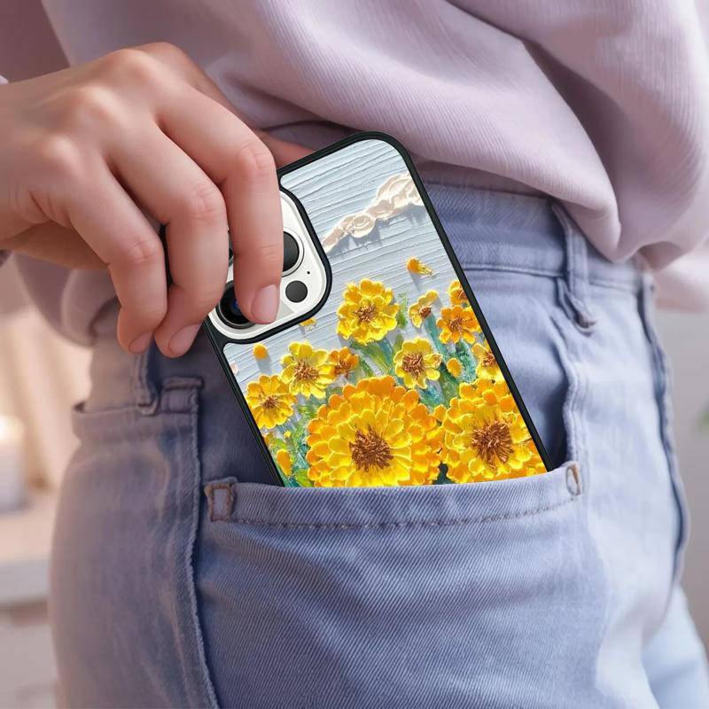 Ретро чехол для телефона с масляной живописью для iPhone 17 Air 15 16e 14 13 Pro Max Coque 12 11 Pro Max PLUS