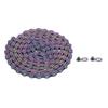 11 Speed Bike Chain 116 Links Mountain Bike Road Chain with 2 Chain Connector Rainbow