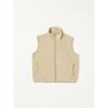Daiso [детский] Флисовый жилет 130 Бежевый