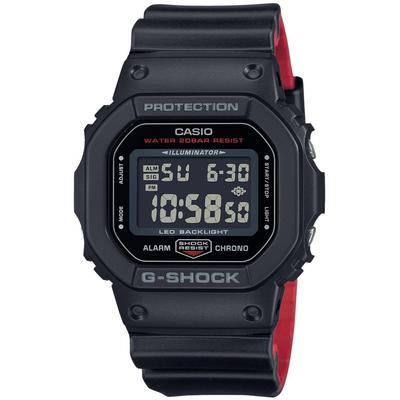 [Casio] Часы DW-5600UHR-1JF мужские черные x красные