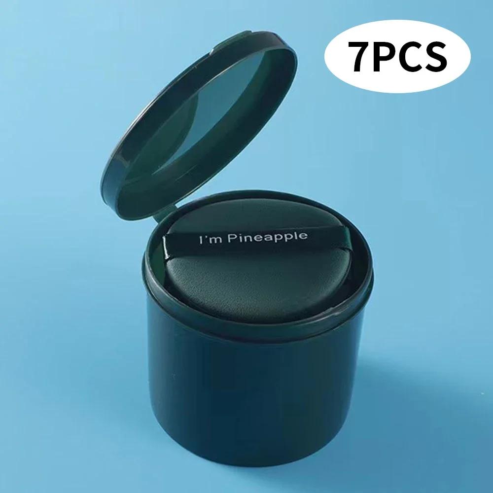 Набор пуховок в штучной упаковке, спонж для лица, тональный крем, профессиональные пуховки круглой формы, портативные мягкие косметические пуховки, женский инструмент для макияжа