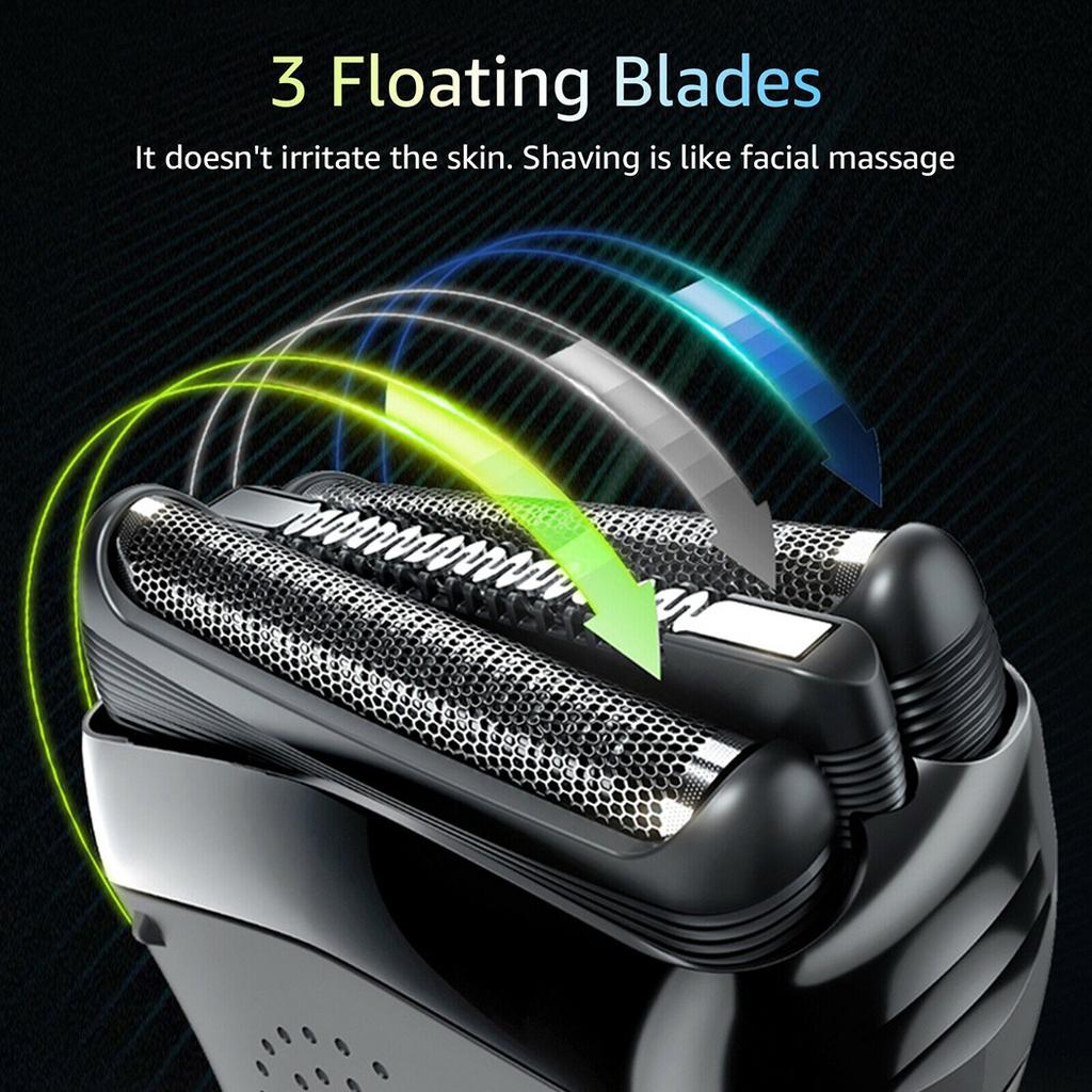 Черные сменные сеточки и лезвия для бритвенных головок для мужчин Braun 3 серии