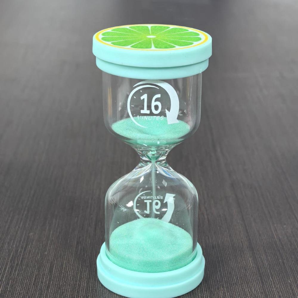 Marcaron Fruit Pattern Hourglass Portable Minutes Timer Creative Sand Clock Timer Kid Gift