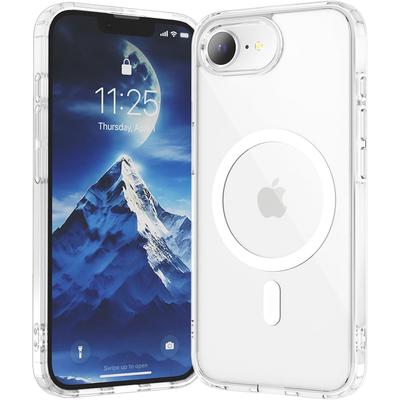 Для Magsafe Case для iPhone 16e прозрачный акриловый гибридный противоударный чехол для iPhone 16 E SE4 16 Pro Max магнитные чехлы для беспроводной зарядки