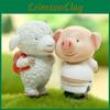 Pig Resin Cute And Lamb Ornament With Resin Craft For Collectors And Giving Gift