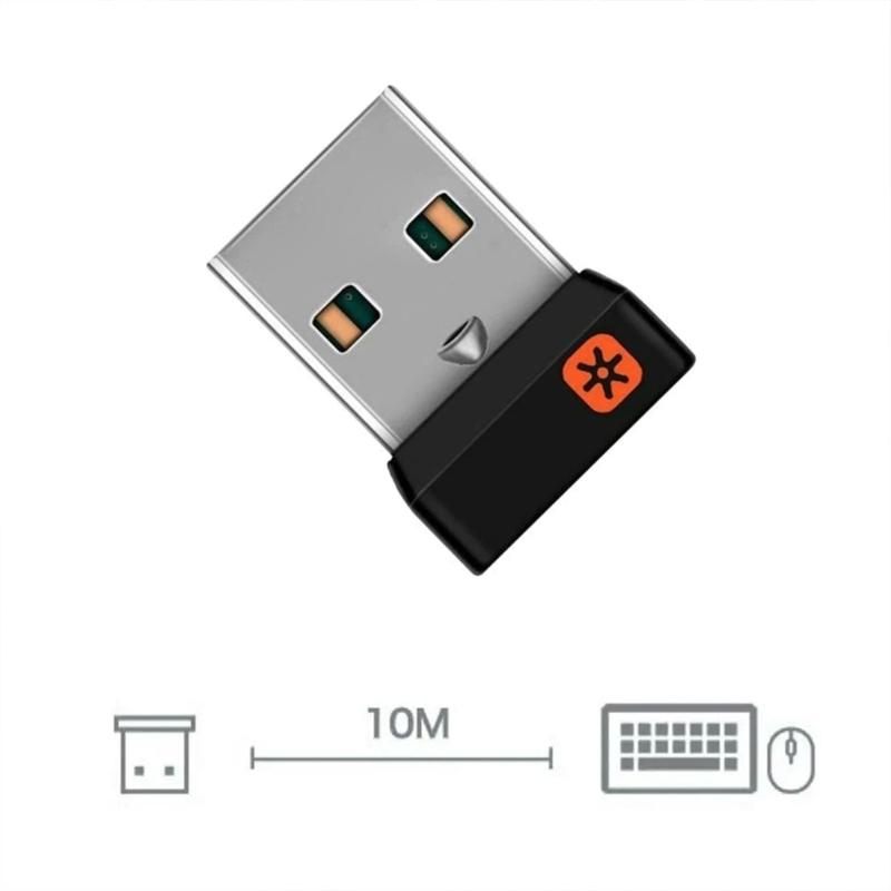 6-канальный USB-приемник Wireless Unifying Dongle Адаптер для клавиатуры и мыши M905 M325 M585 M510 M705