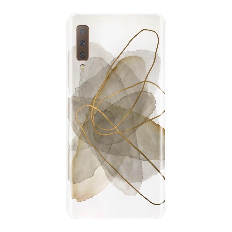 Чехол для телефона с эстетическим цветком и цветочным рисунком для Samsung Galaxy A3 A5 A7 2016 2017, задняя крышка для Samsung Galaxy A5 A7 2018 A6 A8 Plus