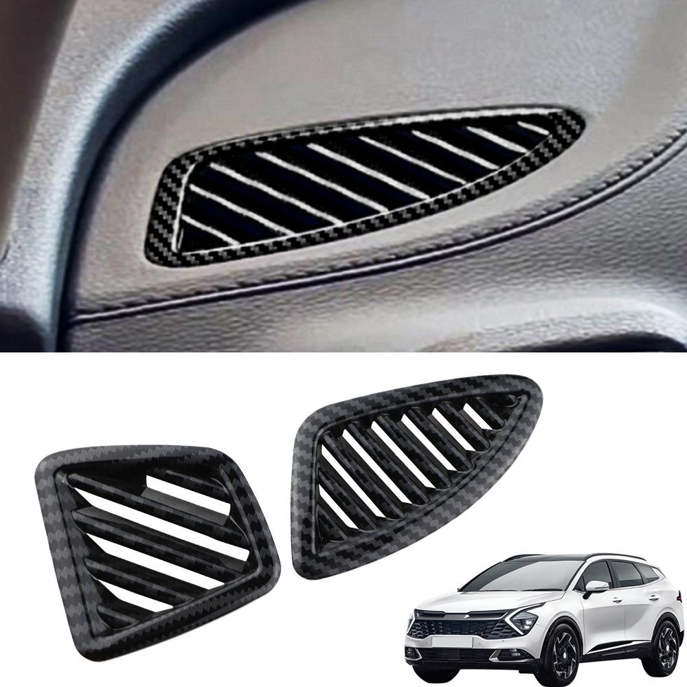 For Kia Sportage NQ5 2022 2023 2024 ABS Car Dashboard Air Conditioning Vent Outlet Trim Carbonfiber Cover Accessories LHD
