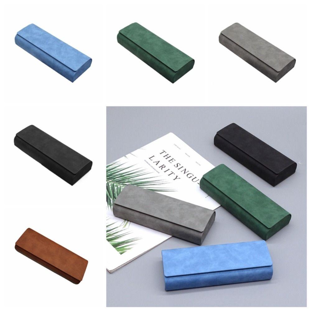 Коробка для солнцезащитных очков против давления Водонепроницаемый защитный чехол для очков Кожаный чехол для очков Студент