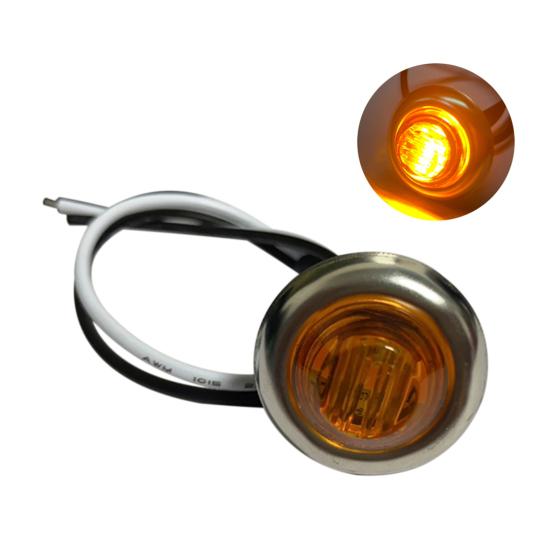 Кормовой фонарь, простой в установке, высокая яркость, водонепроницаемый светодиодный боковой габаритный фонарь 12 В для прицепа