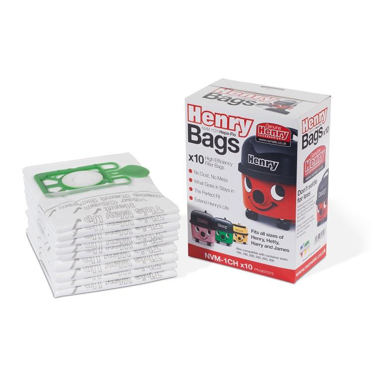 Numatic Hepaflow Henry Dust Vacuum Bags 10pk