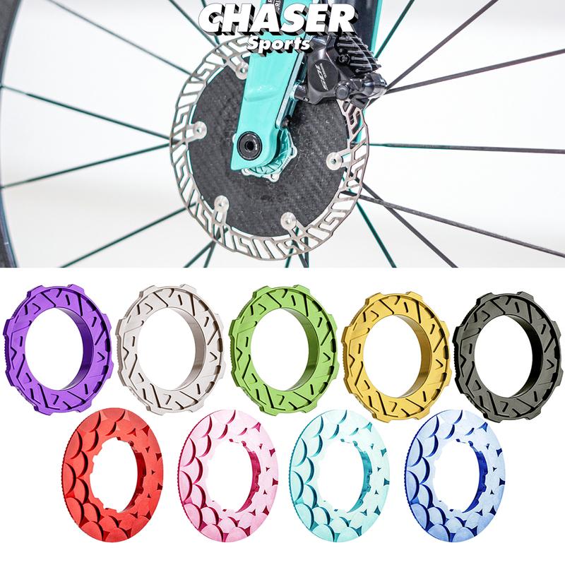 Chaser For Road Bike MTB Bike Ultra-Lightweight 12mm 6-Bolt Disc to Center Lock Conversion Bike Center Lock Disc Brake Cover
