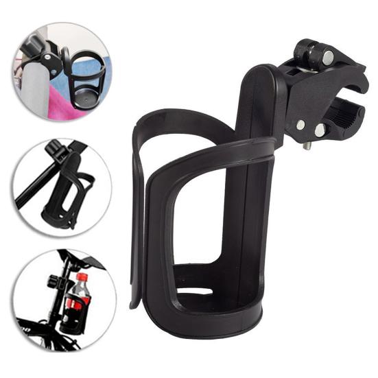 Гироскопический держатель для стакана с регулируемым ремнем, вращающийся на 360 градусов, непроливающийся, универсальный держатель для коляски, велосипеда, самоката, бутылки с водой и напитками