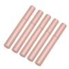5PCS Empty Mascara Tube Rose Gold Metal Shell Soft Brush Portable Eyelash Container for Make Up
