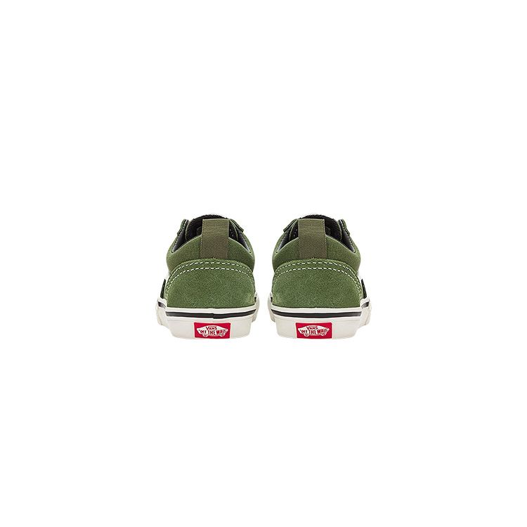 Vans Кеды Ward Slip-On Удобные Универсальные Низкие Обувь для ходьбы Детская обувь Зеленый VN0A3QU1E02