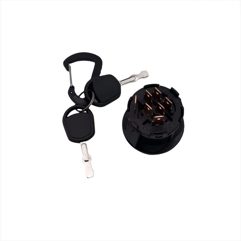 7 Pins Lawn Mower Starter Ignition Switch with Keys 532163968 163968 175442 925-1741 725-1741 For John Deere L120 L130 G110 Ly18