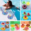 Air Mattresses for Cup Inflatable Flamingo Drinks Cup Holder Pool Floats Bar Coasters Floatation Devices Cute Toy Drink Holder